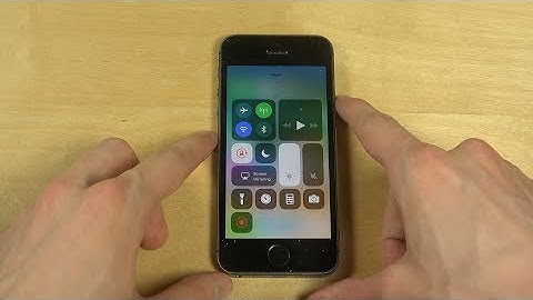 iPhone 5S iOS 11 Beta Screen Recording Test!