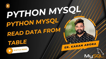 How To Read Data From MySQL Table Using Python - SQL SELECT Statements To Retrieve Data in Python