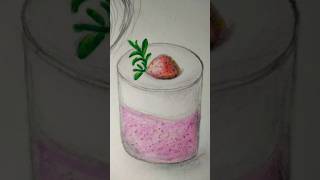 Drawing A Strawberry Smoothie Gl