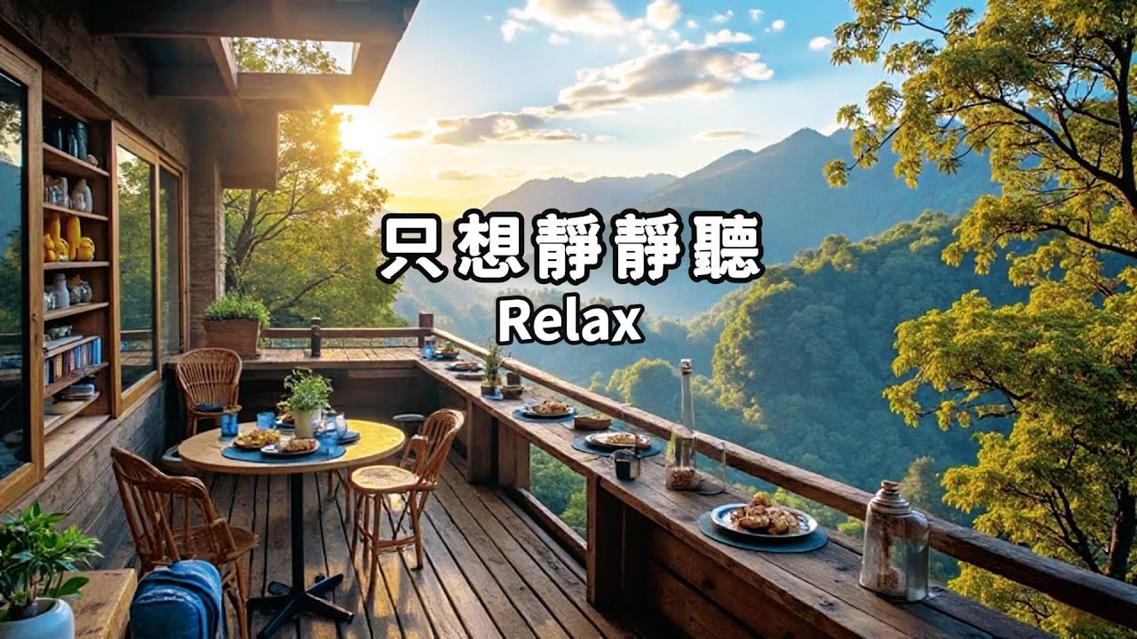 放鬆輕音樂(9)🌈山的呼吸.雲的流動.輕柔音樂的洗禮 釋放深層壓力；放空獨處、喝咖啡、工作學習、冥想的背景音樂