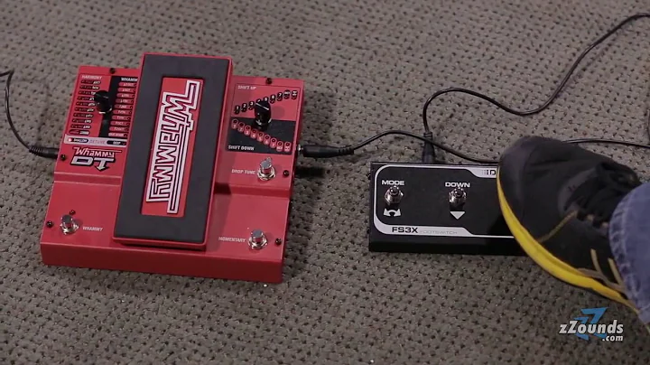 Footswitch Digitech FS3X no Pedal WHAMMY DT