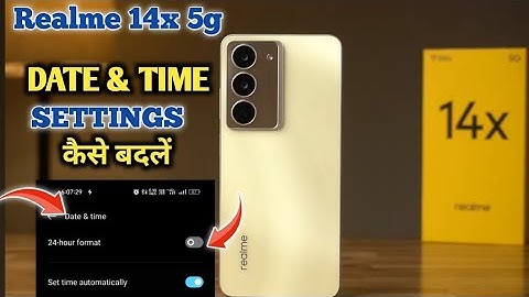 Realme 14x 5g Time And Date Setting | How To Set Time And Date In Realme 14x 5g
