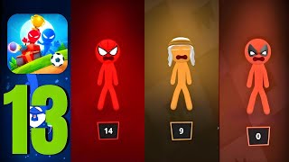Stickman Party: 4 Player Games  Gameplay Walkthrough Part 13  (iOS, Android)