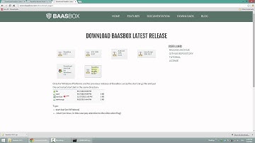 How to download Baasbox for Windows & quick overview