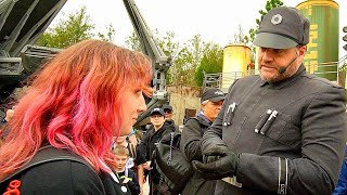 Scary  Lieutenant  ARREST tourists at Star Wars Galaxy&#39;s Edge - (Cry and Laugh)