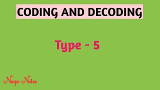 CODING AND DECODING |TYPE 5|TAMIL|APTITUTE AND REASONING|POLICE(SI/CONSTABLE),TNPSC,RRB