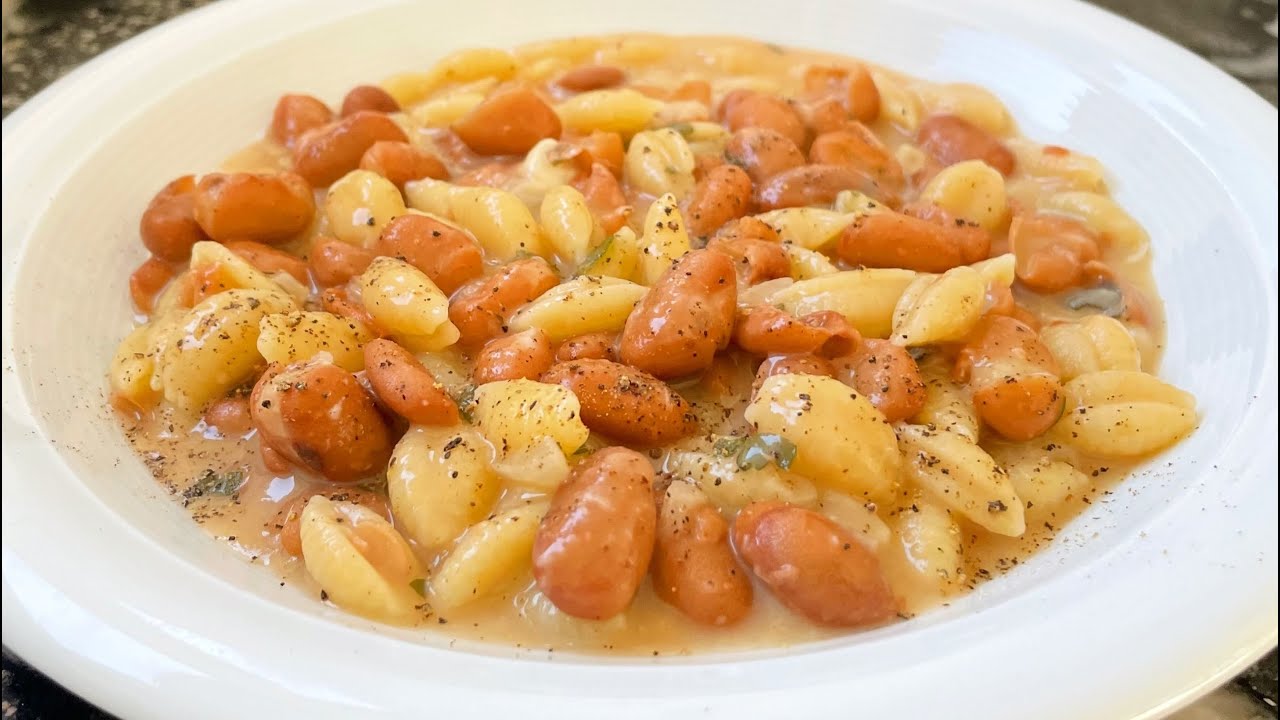 PASTA E FAGIOLI IN BIANCO how to cook pasta & beans like in Napoli