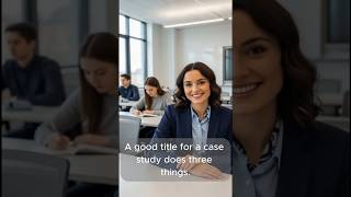 📝 Academic Writing Tip: Three Must-Haves for a Strong Case Study Title! 💡📚