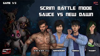 โหมดตัดนิวรณ์ ซ้อมแข่ง Game 1/3 SAUCE vs NEW DAWN | Home Sweet Home Online screenshot 5