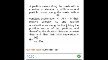 RELATIVE MOTION QUESTION of IIT JEE MAINS 2021 Attempt By RKH Sir(B.TECH IIT D)