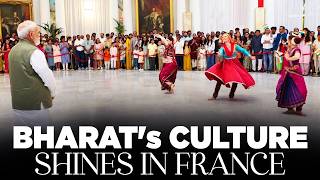 PM enjoys a beautiful classical fusion dance performance in France; applause and cheers follow! screenshot 1