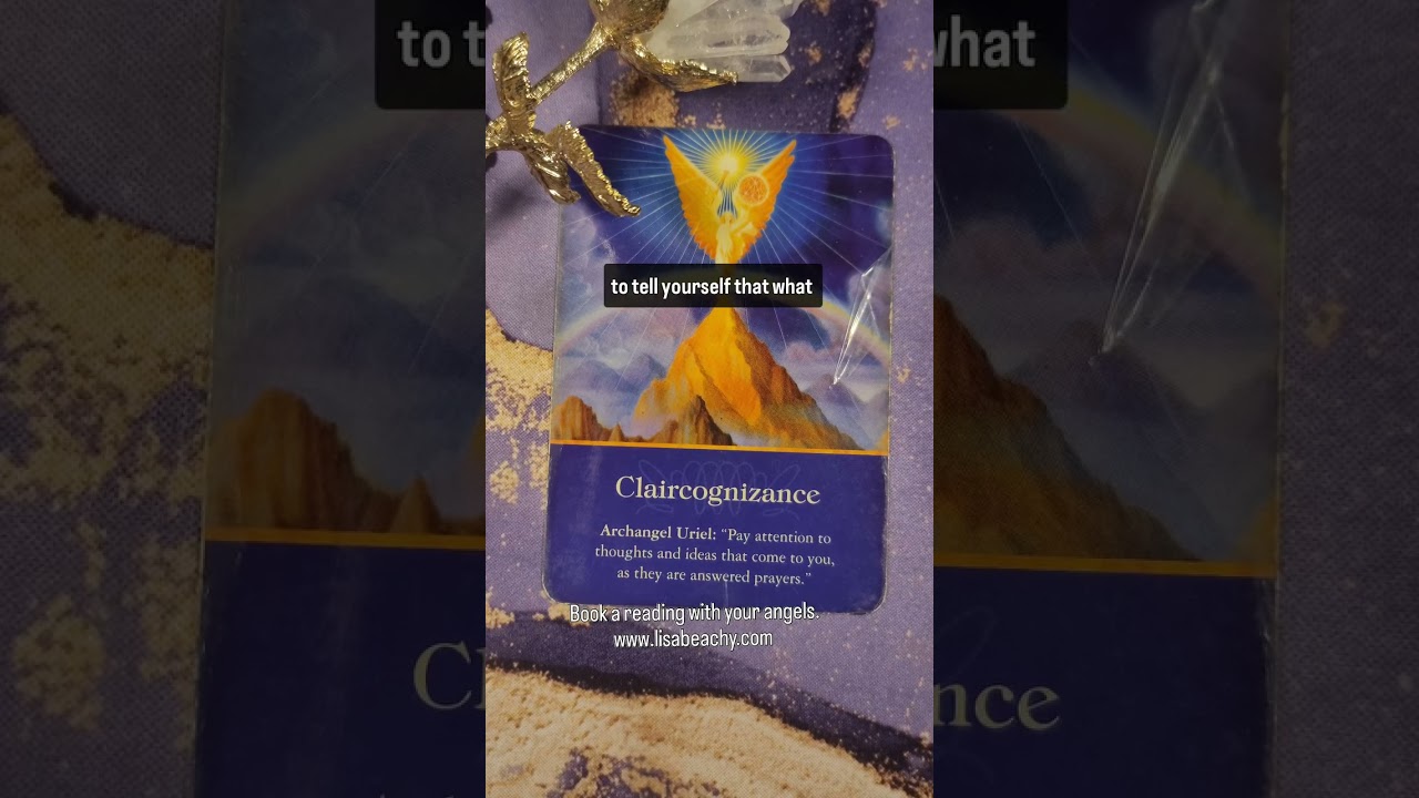 Trust yourself  💜 Daily Angel Message Card for Today