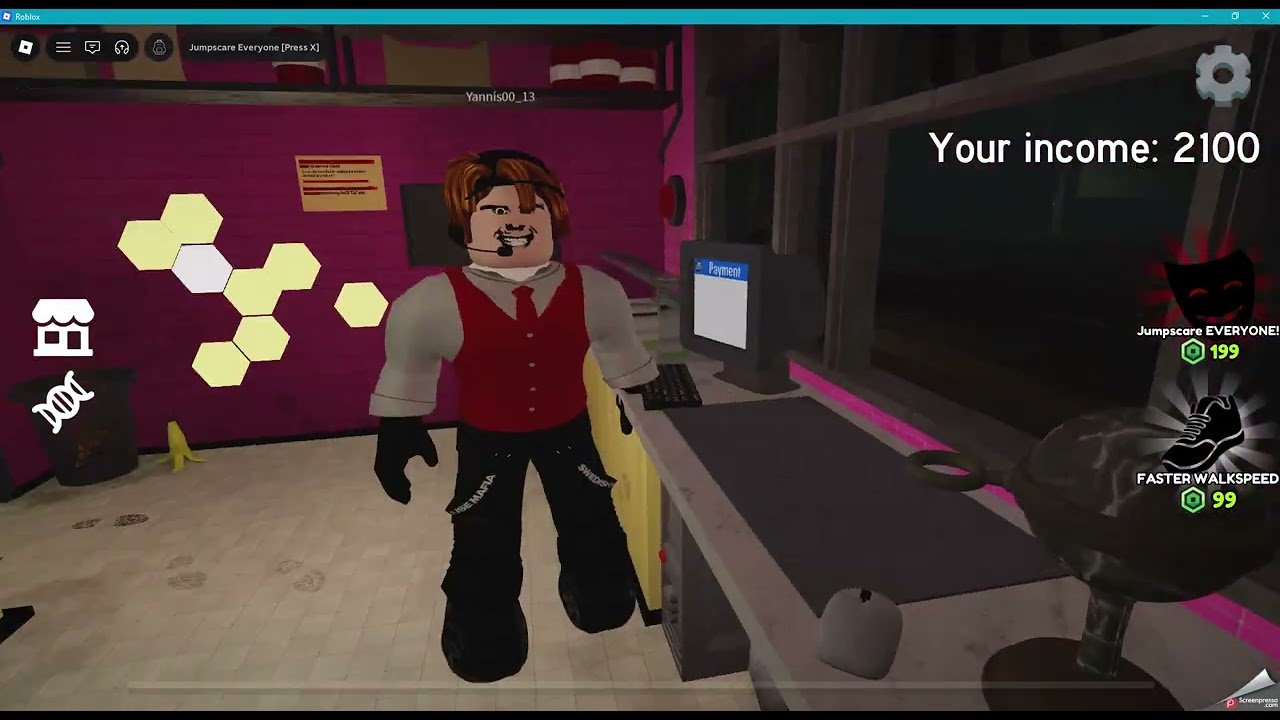 Playing Roblox cu Yannis la Mec