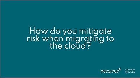 How to mitigate risk when moving to cloud-based applications