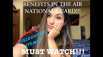 BENEFITS IN THE AIR FORCE- AIR NATIONAL GUARD! EXPLAINED!! | MUST WATCH!