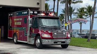 BSOFR Rescue 75 Responding with Lights and Sirens