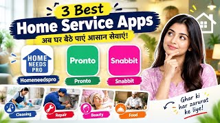 3 Best Apps for Household Chores 😍 | Snabbit, Pronto & HomeNeedsPro | Home Service Apps#homeservice screenshot 4
