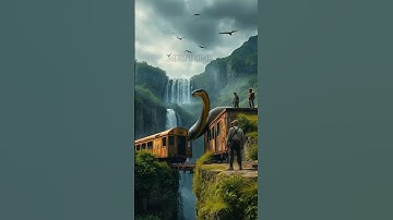 Jungle Adventure: AI-Generated Giant Snake & Abandoned Train