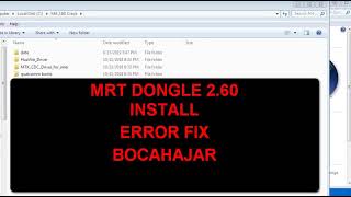 MRT 2.60 Crack Install ERROR FIX