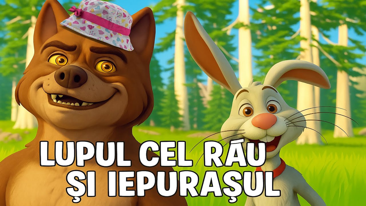 Lupul si Iepurele 🐺Povesti pentru Copii in Romana 🐰 Basme Populare
