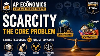 What Is Scarcity | The Fundamental Economic Problem | AP Economics Unit 1 #viral 