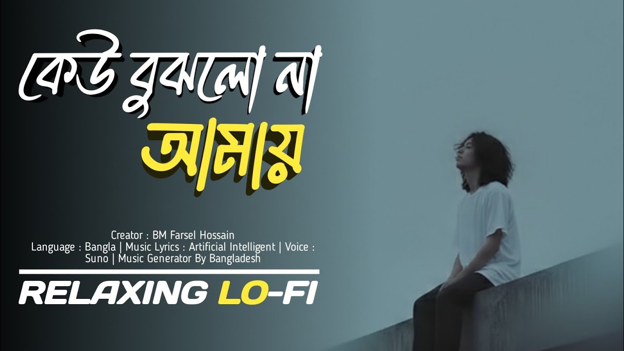 Keu Bujhlo Na Amay (কেউ বুঝলো না আমায়) | Bangla Lofi Gaan | Sad Songs Song Bangla