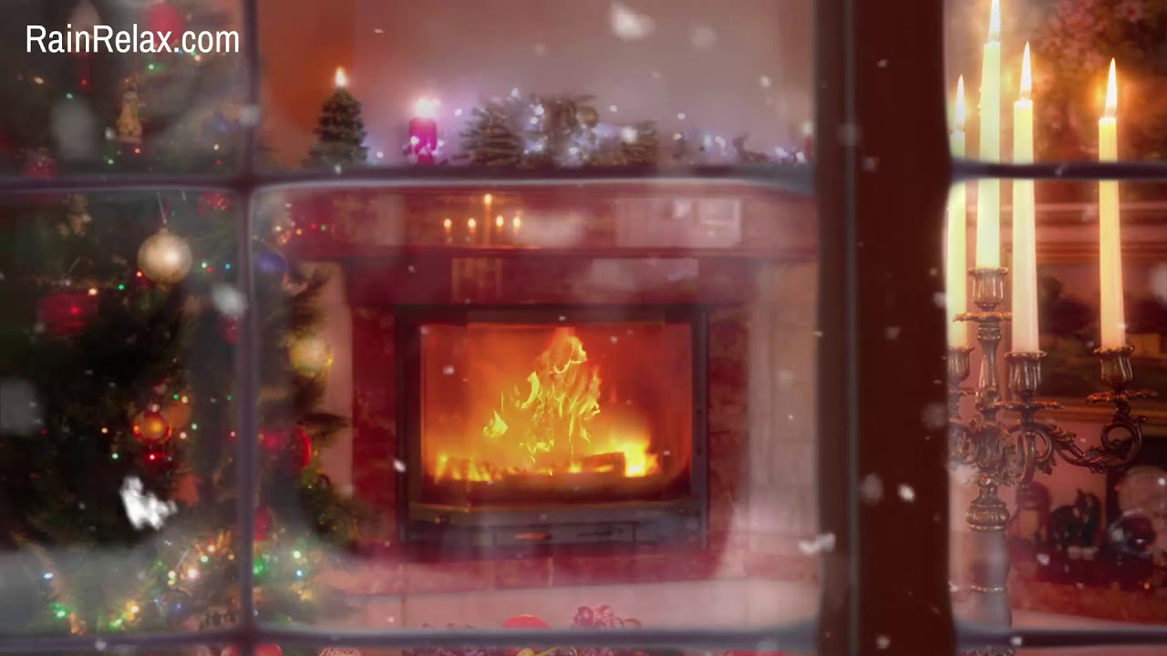 Christmas Tree Fireplace 30 Minutes YouTube
