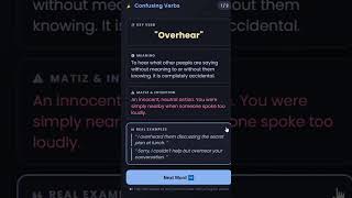 Overhear vs Eavesdrop 👂🕵️ What’s the difference?