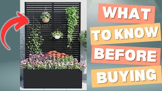 Easy Assembly Raised Garden Bed With Trellis Patio Privacy Planter Review