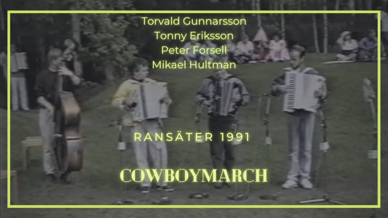 Dragspel - Cowboymarsch - Torvald, Tonny, Peter, Mikael