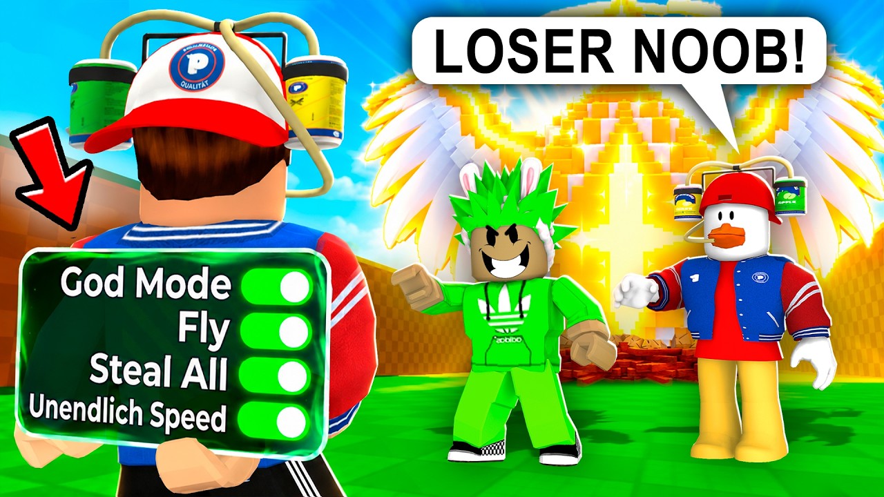 Ich TROLLE meine Freunde mit ADMIN COMMANDS in Steal an Egg!
