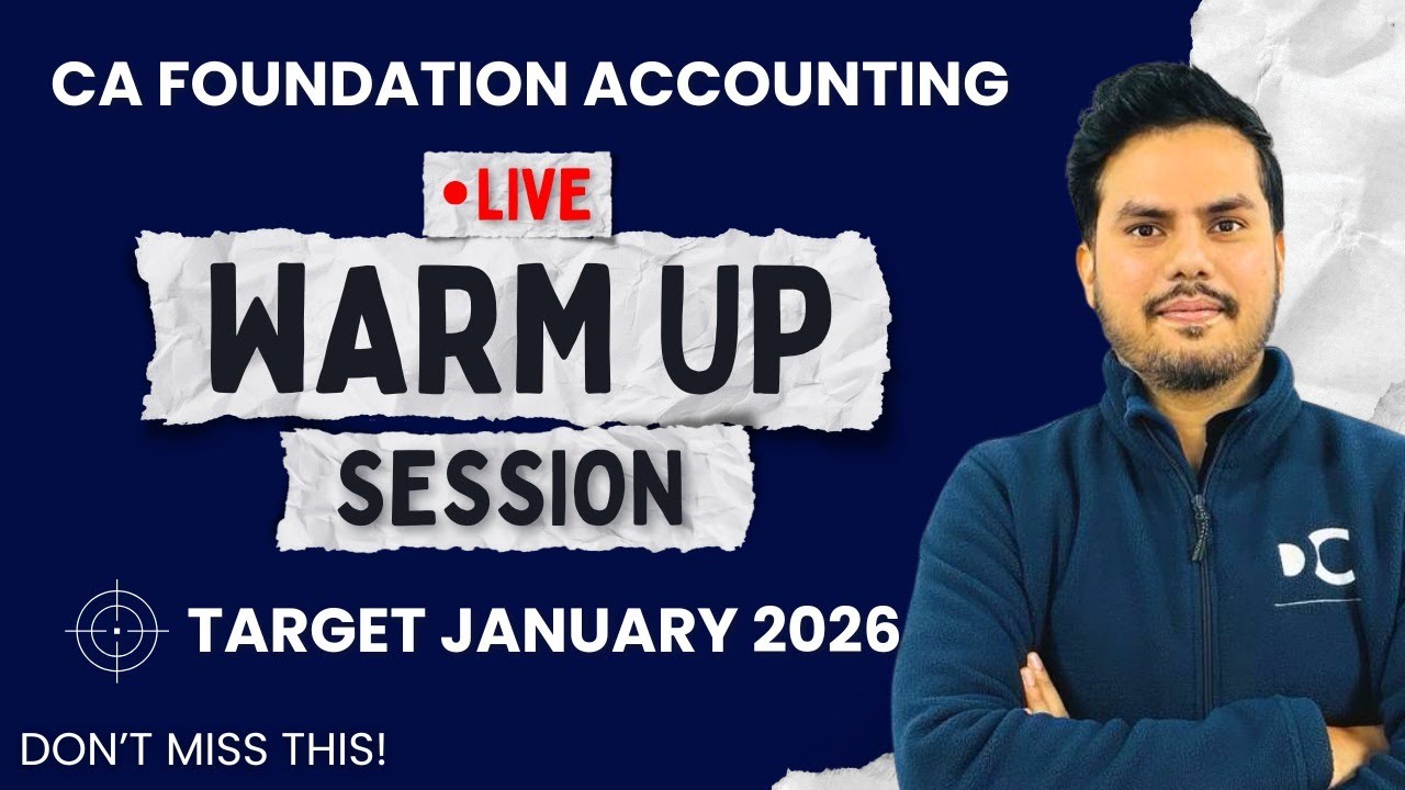 Full Syllabus Final Revision | CA Foundation | January 2026