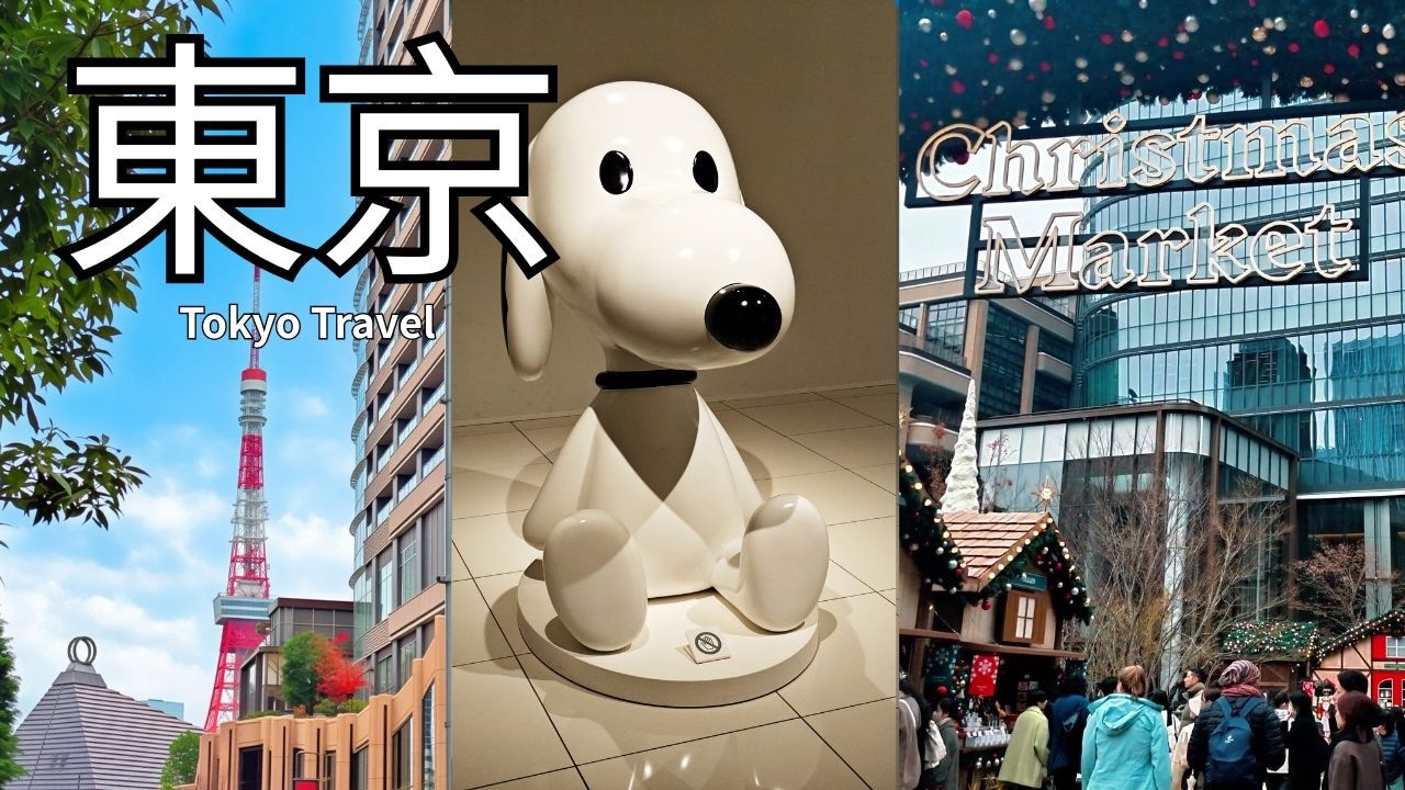 東京自由行VLOG🇯🇵|冬季限定!體驗六本木聖誕市集|海鷗線一日遊平安夜煙火|參觀史努比博物館|comic market 年底初體驗|豐洲的千客萬來|超好吃的Ginza Brazil起司吐司#日本旅遊