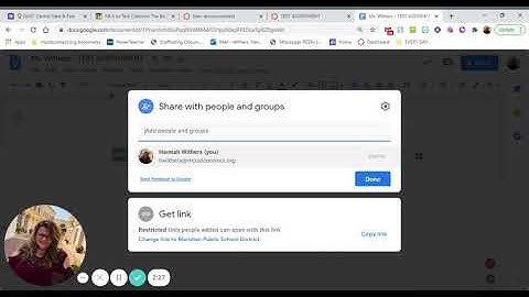 How to Submit Assignments Through Google Drive with a LINK (best for English I)
