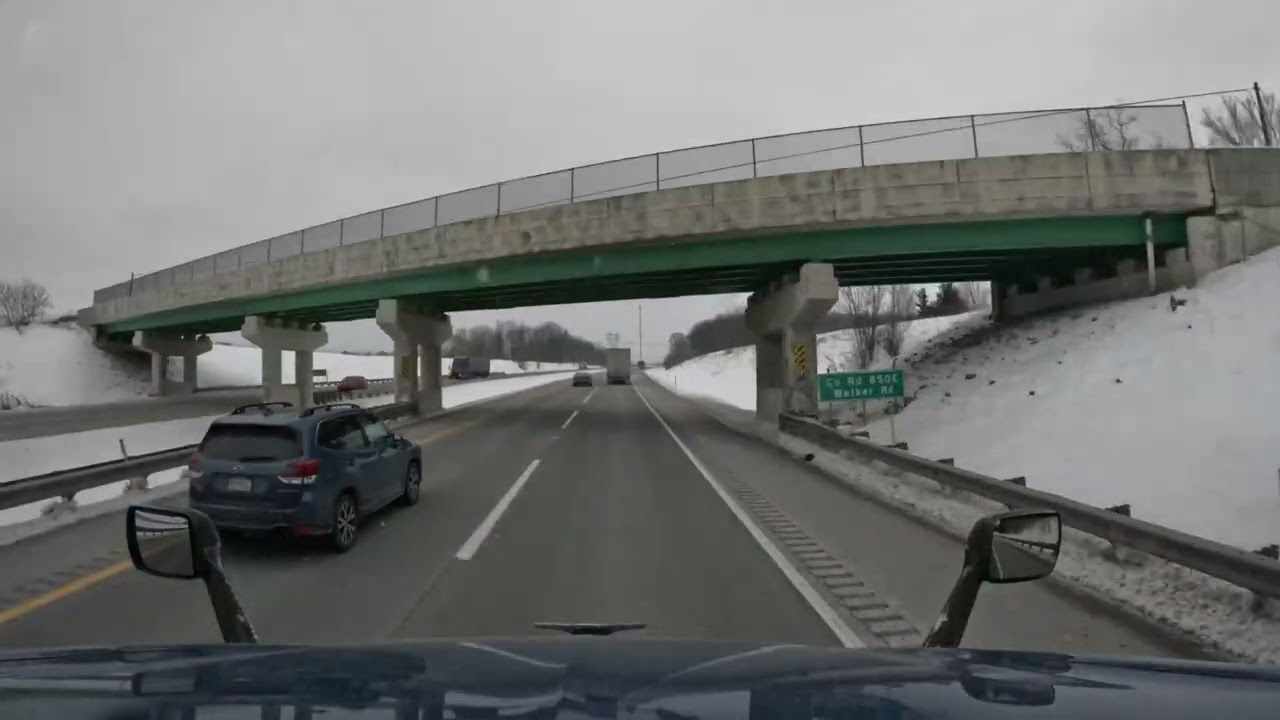 I-70 East • Indiana | POV Truck Driving in 4K Natural Road Sounds No Music • No Talking • ASMR Drive