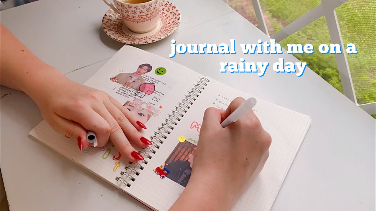 journal with me on a rainy day 🌧 YouTube