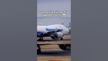 Commercial airlines that operate the 747 🤩 #aviation #avgeek #thataviationspoiler #airlines #747