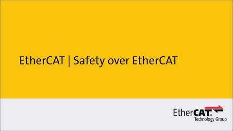 Safety over EtherCAT - in 2 minutes