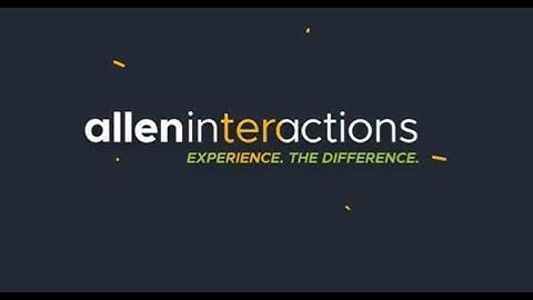 Allen Interactions - Custom e-Learning & Technology Solutions Project Reel