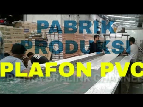  Pabrik pembuatan PLAFON PVC  YouTube