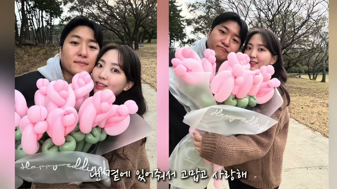 9년차 장기연애 커플 남편이 만든 식전영상 (해외에서 프로프한 영상 😊) 신부오열…😭 (어느 날에도, 어떤 날에도 -전상근)