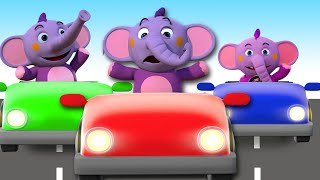 Colors For Kids In Hindi 🎨 | Learn Colors With Cars 🚗 | Toddler Learning Video