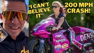 Her 200 MPH Motorcycle Crash & Nobody Can Believe What She Did After!