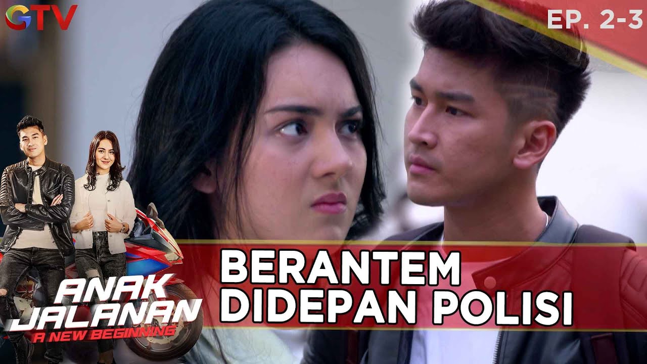 BOY & REVA BERANTEM DIDEPAN POLISI - ANAK JALANAN
