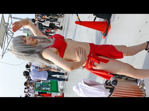 [4k] Asuna Yuuki Bikini Cosplay Comiket Japan コミケット コスプレ レイヤー Fancan