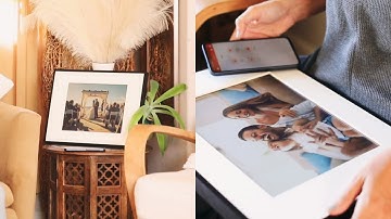 The Reflection Frame is a E-Ink Spectra 6 color Digital Photo Frame
