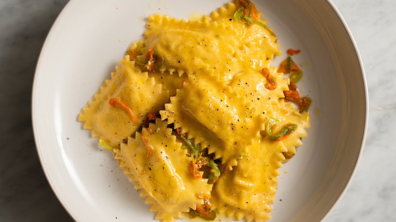 SALMON RAVIOLI - How To Make Stuffed Pasta at Home.