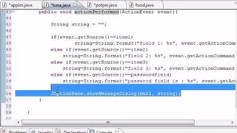 Java Programming Tutorial   54   Event Handler Program