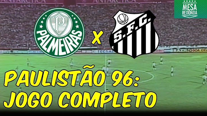 Palmeiras CAMPEÃO PAULISTA 1996 | Jogo completo: Palmeiras 2 x 0 Santos (17/05/20)
