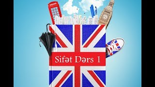 İngilis dili Sifət/Adjective Dərs 1 (Sifətin quruluşca növləri)